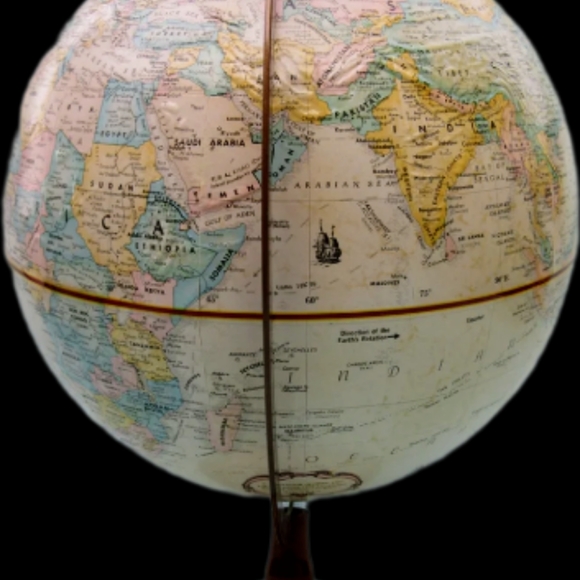 Vintage Globemaster 12 Inch Diameter Globe Replogle - Excellent Used Condition. - Picture 5 of 12